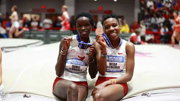 Doris Lemingole and Hilda Olemomoi